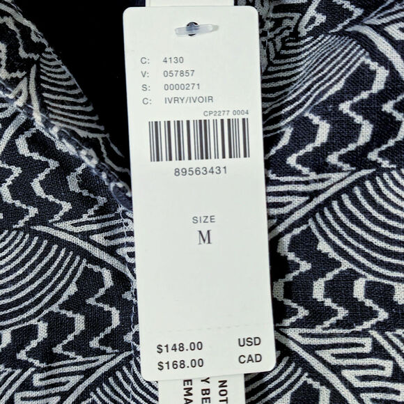 By Anthropologie Long Sleeve Dress Collared Mini Size M Modern Boho - Picture 9 of 11